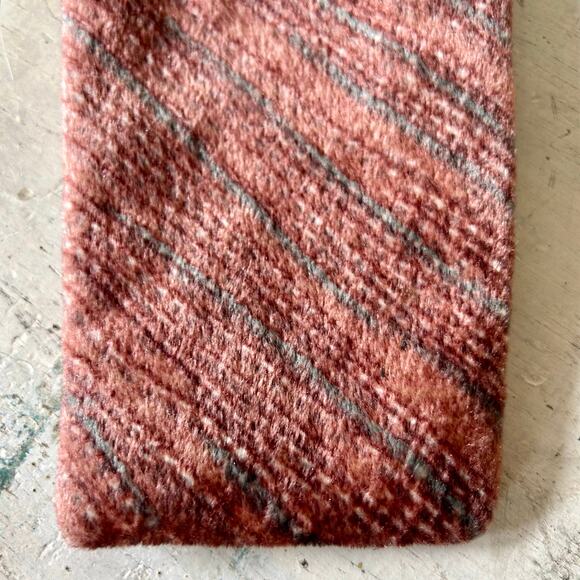 Vintage fabric cigarette pouch long wallet 70s 80s clasp closure pink retro - Picture 4 of 10